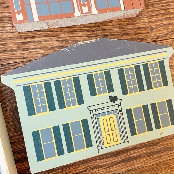 The Cat’s Meow | Vintage 1992 Series X Lot of 4 Miniature Houses Cottage Core - Picture 5 of 12